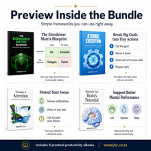 Load image into Gallery viewer, Focus &amp; Productivity Complete Bundle

